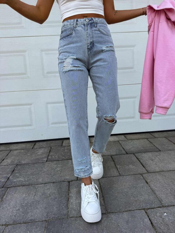 Spodnie By Me Mom Fit Premium jeansowe